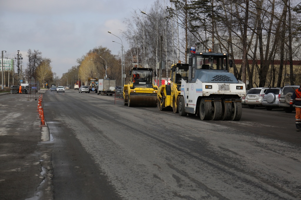 В Новосибирске в 2024-м году отремонтируют свыше 60 километров дорог