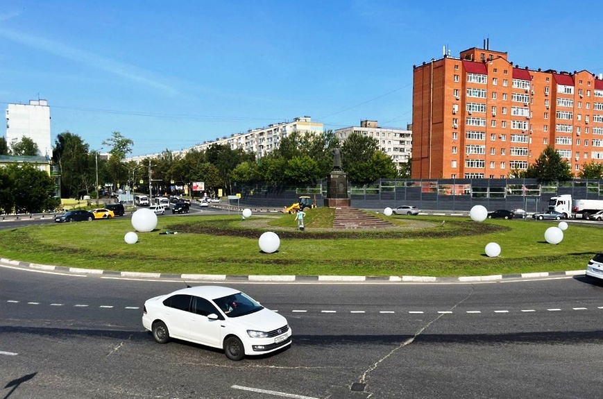 Современные световые сферы теперь освещают подмосковный Пушкино