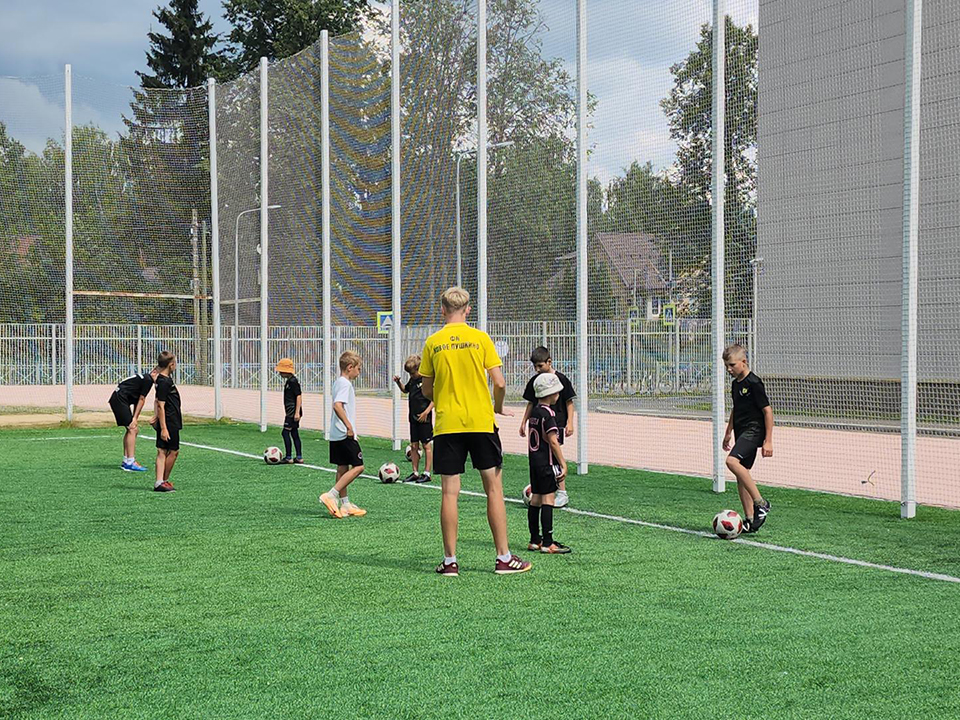 В подмосковном Пушкино все желающие могли поиграть в футбол