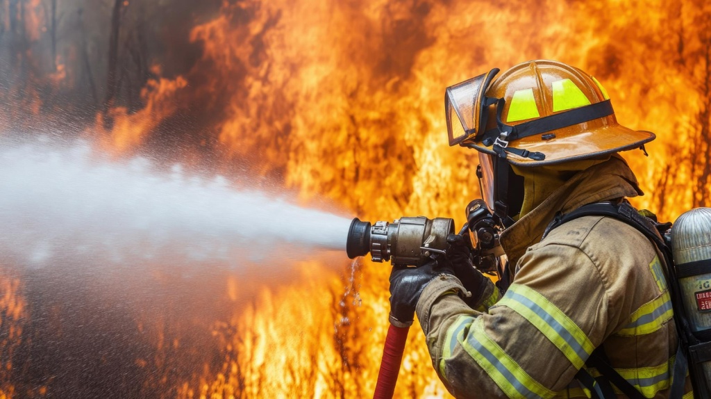 Новосибирские пожарные сняли с карниза горящего дома пятерых человек
