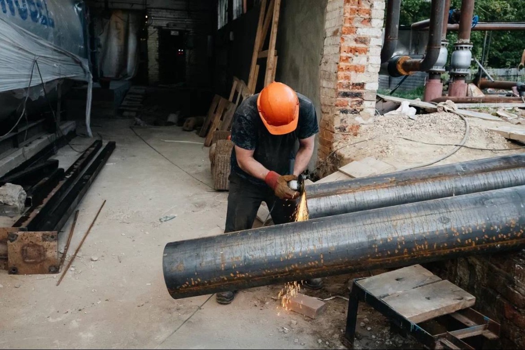 Глава Городского округа Пушкинский посетил котельную на Студенческом проезде в Ивантеевке