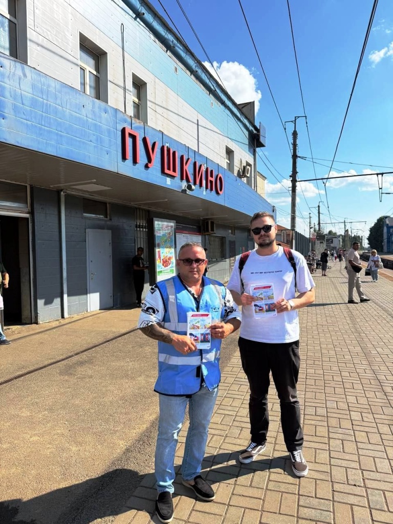 В подмосковном Пушкино прошел рейд для пассажиров и пешеходов