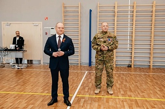 Максим Красноцветов поделился впечатлениями о торжественном вступлении юных жителей Пушкинского в ряды «Юнармии»